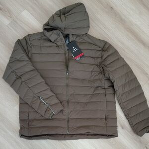 Lululemon Navigation Down Hoodie Olive Hooded Puffer Jacket